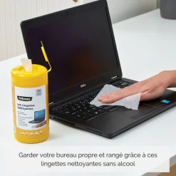 Fellowes - boîte de 100 lingettes nettoyantes multi-surfaces