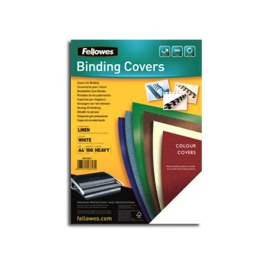 Fellowes - couvertures à reliure A4 (21 x 29,7 cm) - 250 g/m² - noir