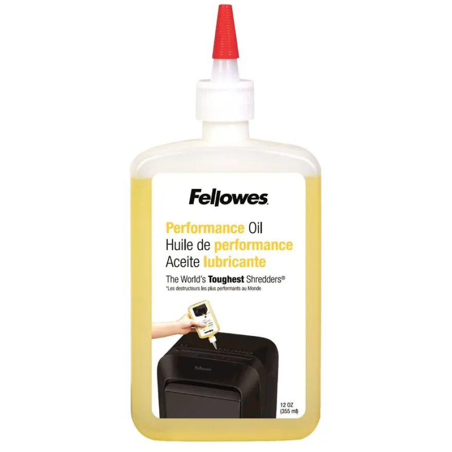 Fellowes - Huile lubrifiante pour destructeurs - 355 ml
