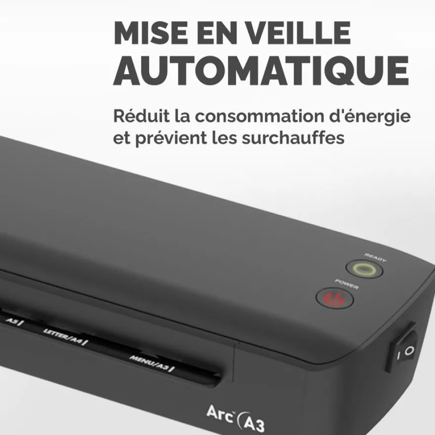 Fellowes - plastifieuse Arc A3 - Noir
