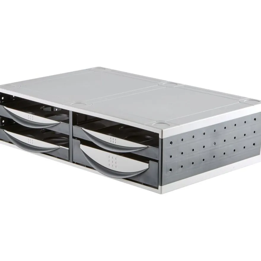Fellowes - Support imprimante multi-rangement 4 tiroirs