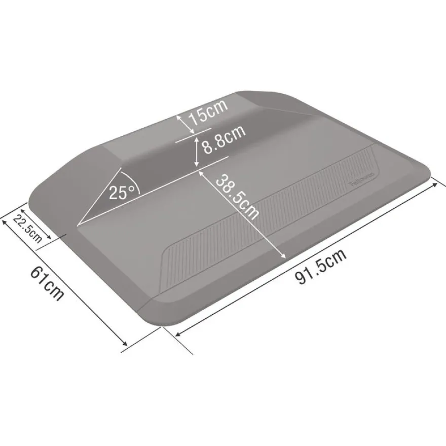 Fellowes Active Fusion - Tapis anti-fatigue pour solutions de travail assis-debout