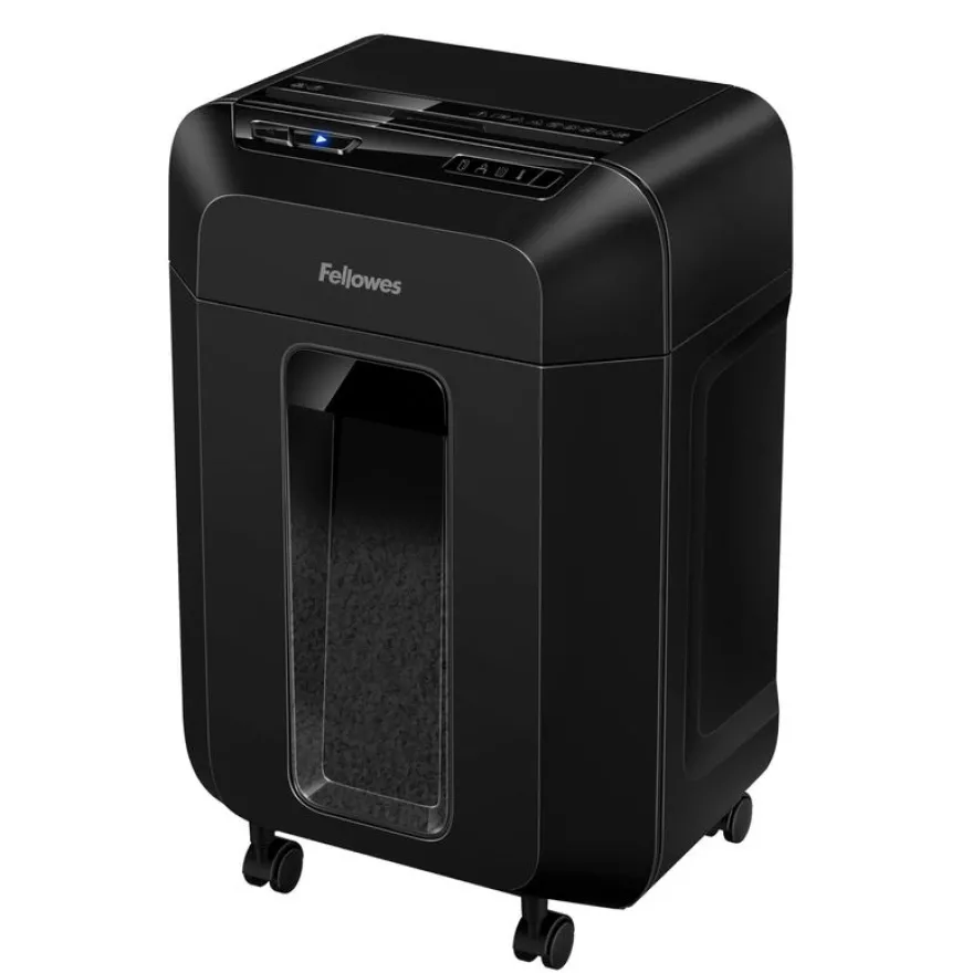Fellowes AutoMax 80M - Destructeur de documents - Particules - 80 feuilles - Corbeilles 17 litres - Hybride - Noir