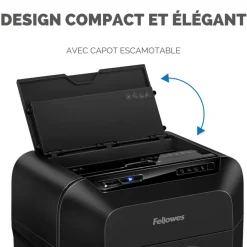 Fellowes AutoMax 90M - destructeur de documents coupe croisée mini-cut - 90 feuilles - Corbeille 17 litres