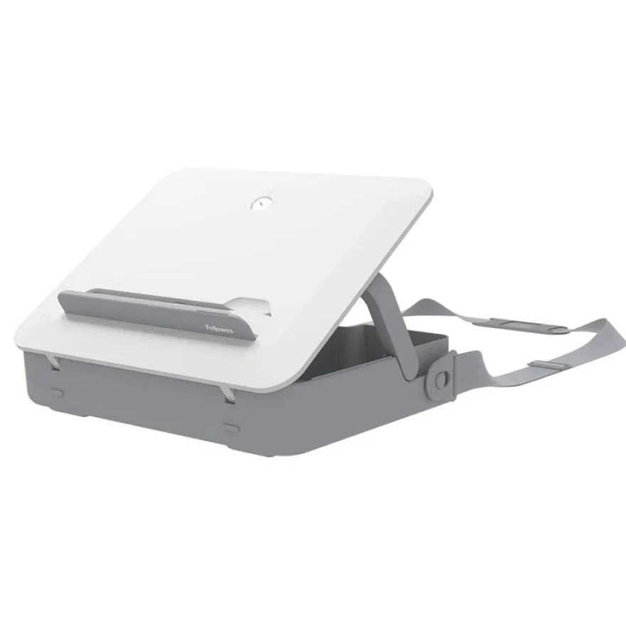Fellowes Breyta - Malette de rangement + support pour ordinateur portable - blanc