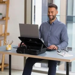 Fellowes Breyta - Malette de rangement + support pour ordinateur portable - Noir