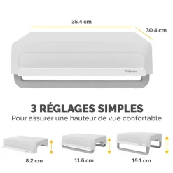 Fellowes Breyta - Support pour écran jusqu'à 15kg - blanc