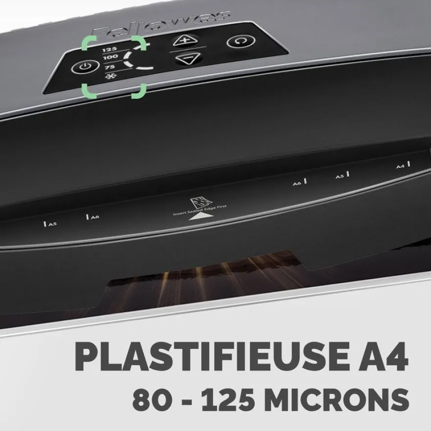 Fellowes Calibre A4 - Plastifieuse - de 80 à 125 microns, et à froid