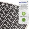 Fellowes chevron - Tapis de souris avec repose-poignet - support gel résistant - technologie anti-bactérienne Microban