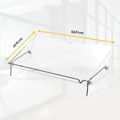 Fellowes Clarity - Porte-documents transparent - format A3 et A4 - réglable en hauteur - jusqu'à 6kg