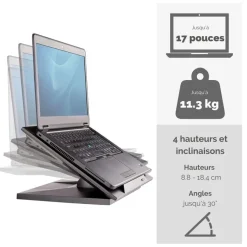 Fellowes Designer Suites - support pour ordinateur portable jusqu'à 17"
