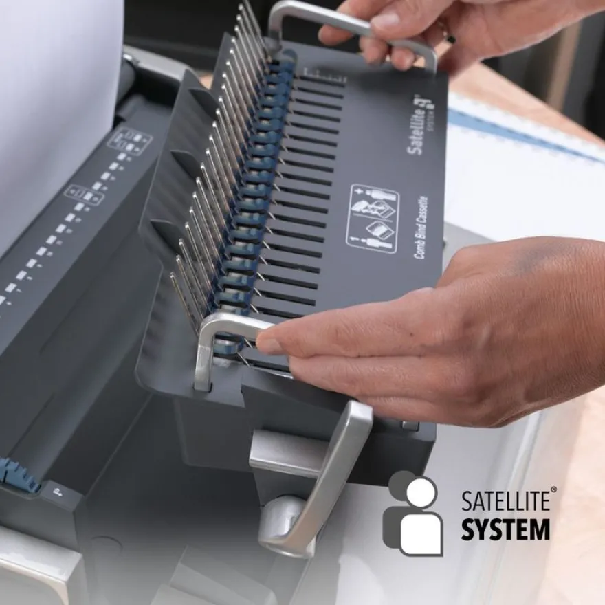 Fellowes Galaxy-E 500 - machine à relier / relieuse perforeuse éléctrique - perfore 25 feuilles - relie 500f