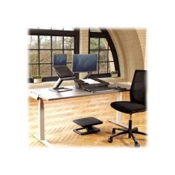 Fellowes Hana - Repose-pieds réglable en hauteur - facilement ajustable - noir