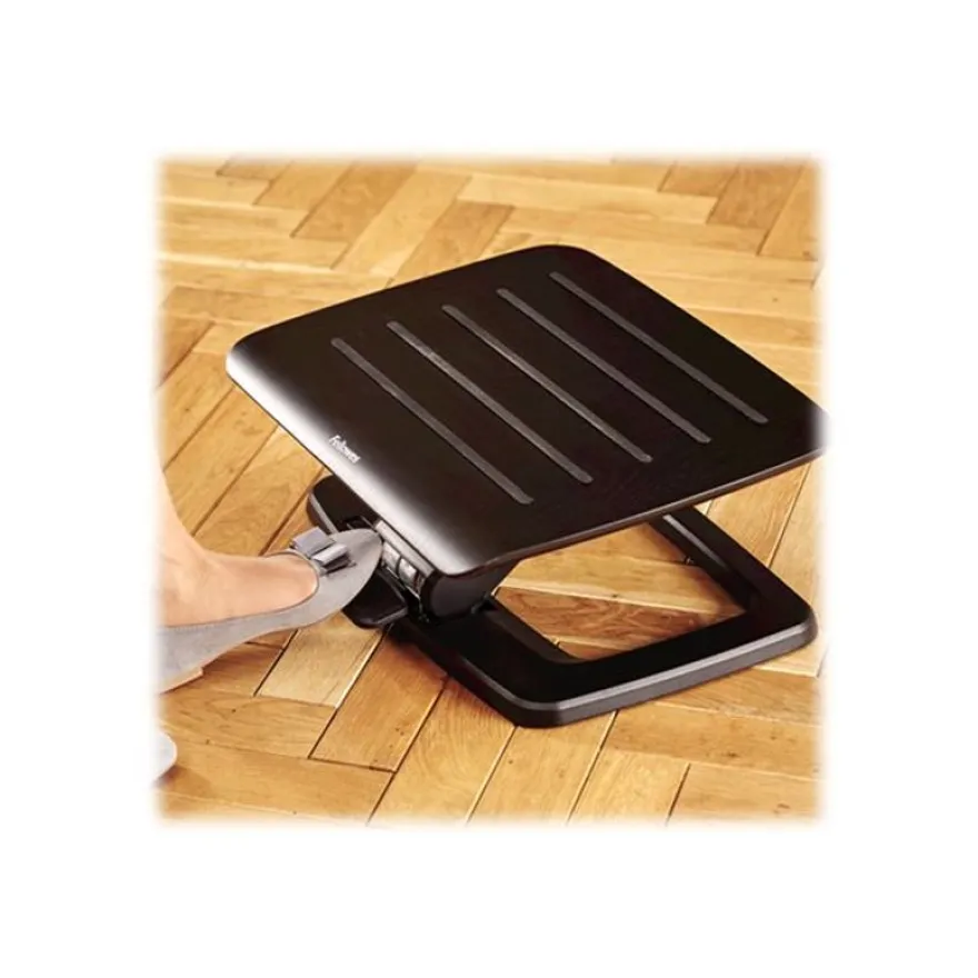 Fellowes Hana - Repose-pieds réglable en hauteur - facilement ajustable - noir