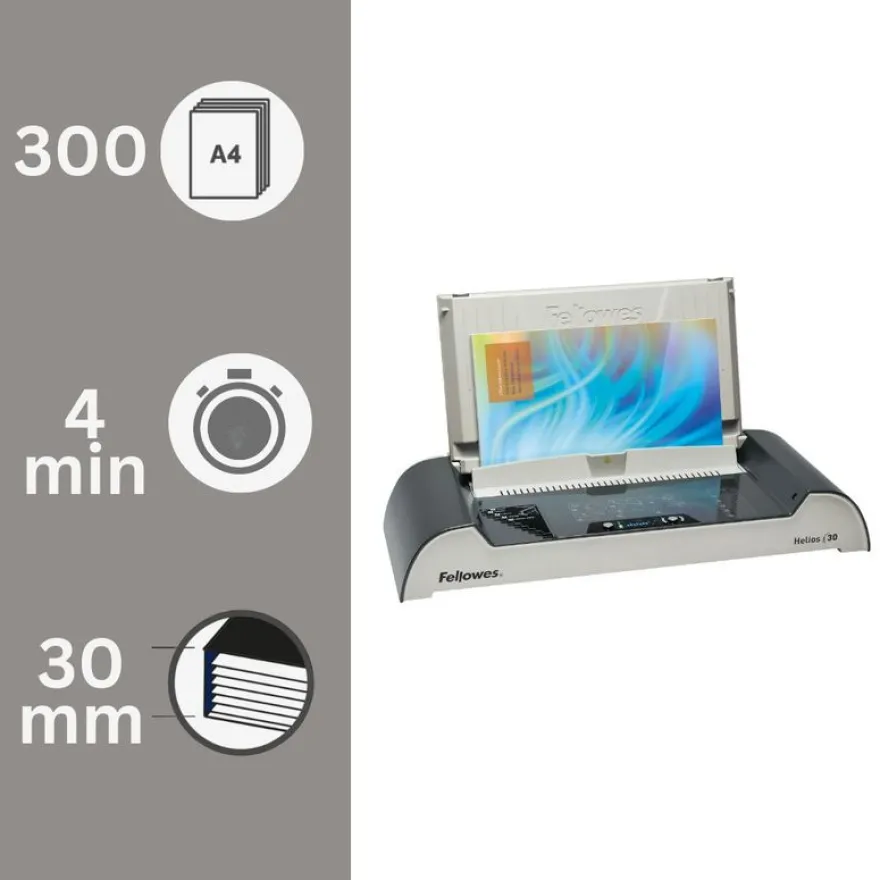 Fellowes Helios 30 - machine à relier thermique - relie 300f