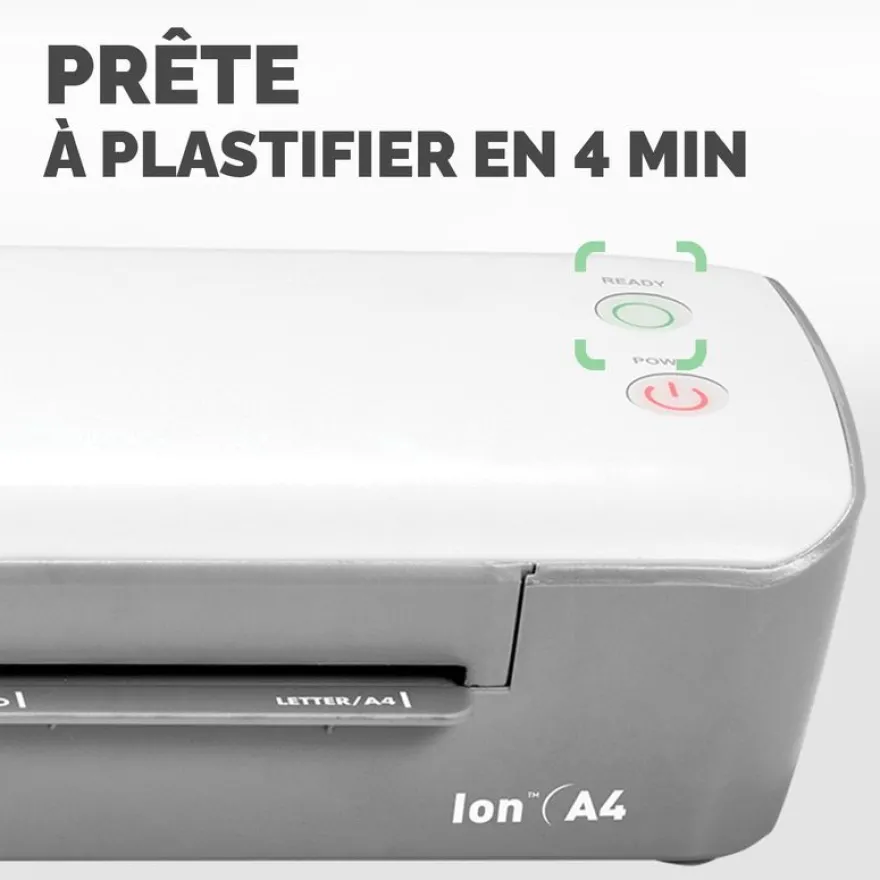 Fellowes Ion - Plastifieuse A4 - de 80 à 125 microns - anti-bourrage