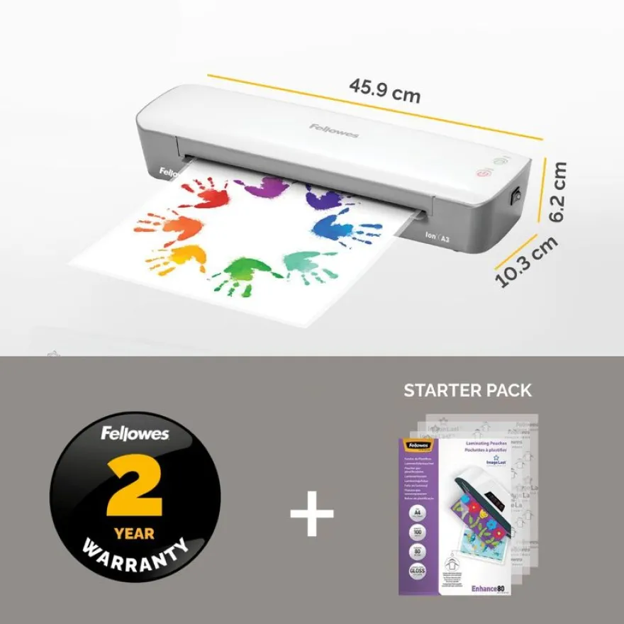 Fellowes Ion A3 - Plastifieuse A3 - jusqu'à 125 microns
