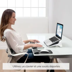 Fellowes I-Spire Series - Support pour ordinateur portable - blanc