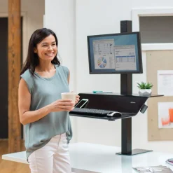 Fellowes Lotus VE - Station de travail assis-debout écran simple