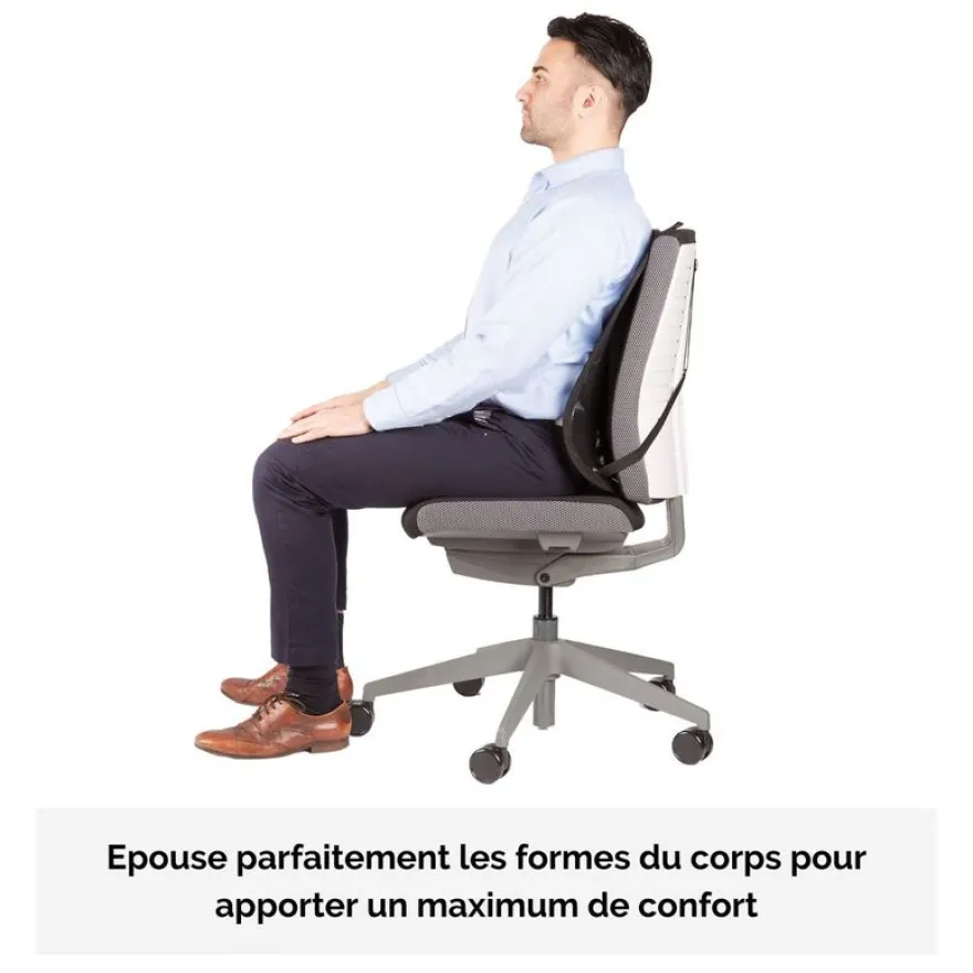 Fellowes Office Suites - Support dorsal en maille - compatible avec tout type de chaises