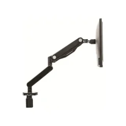 Fellowes Platinum series - Bras porte écran simple réglable - fixation sur bureau - noir