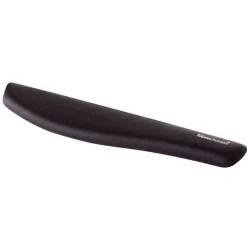 Fellowes PlushTouch - Repose-poignets clavier ergonomique - protection antibactérienne Microban - mousse à mémoire de forme résistante - noir