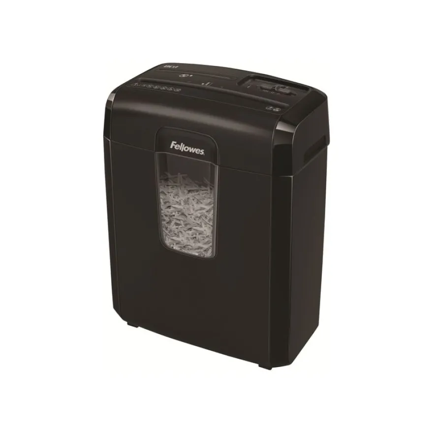 Fellowes Powershred 8Cd - destructeur de documents coupe croisée - 8 feuilles - Corbeille 14 litres