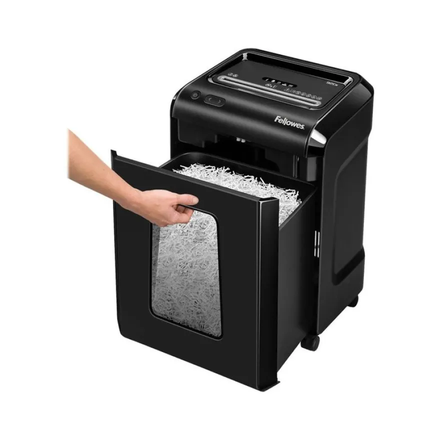 Fellowes Powershred 92Cs - destructeur de documents coupe croisée - 18 feuilles - Corbeille 25 litres