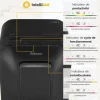 Fellowes Powershred LX201 - destructeur de documents coupe croisée microparticules - 12 feuilles - Corbeille 22 litres - noir