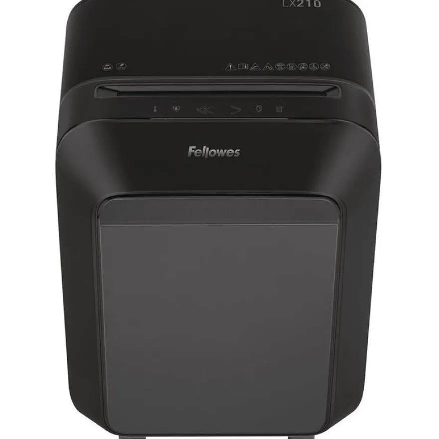 Fellowes Powershred LX210 - destructeur de documents coupe croisée mini-cut - 16 feuilles - Corbeille 23 litres