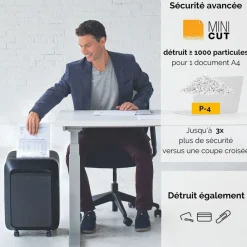 Fellowes Powershred LX210 - destructeur de documents coupe croisée mini-cut - 16 feuilles - Corbeille 23 litres