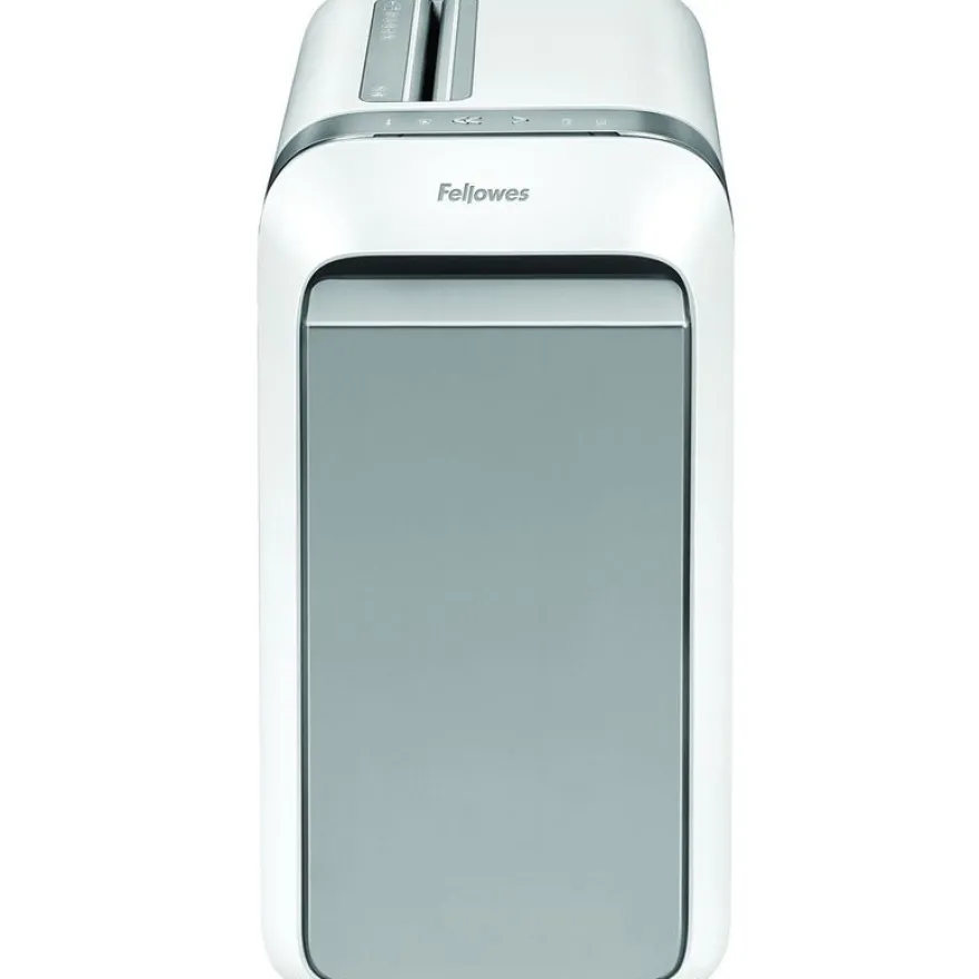 Fellowes Powershred LX221 - destructeur de documents coupe croisée microparticules - 20 feuilles - Corbeille 30 litres - blanc