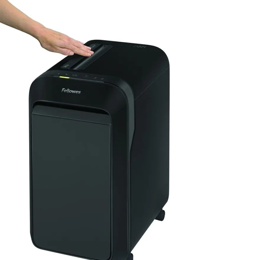 Fellowes Powershred LX221 - destructeur de documents coupe croisée microparticules - 20 feuilles - Corbeille 30 litres - noir