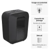 Fellowes Powershred LX45 - destructeur de documents coupe croisée - 8 feuilles - Corbeille 17 litres - verrouillage de sécurité