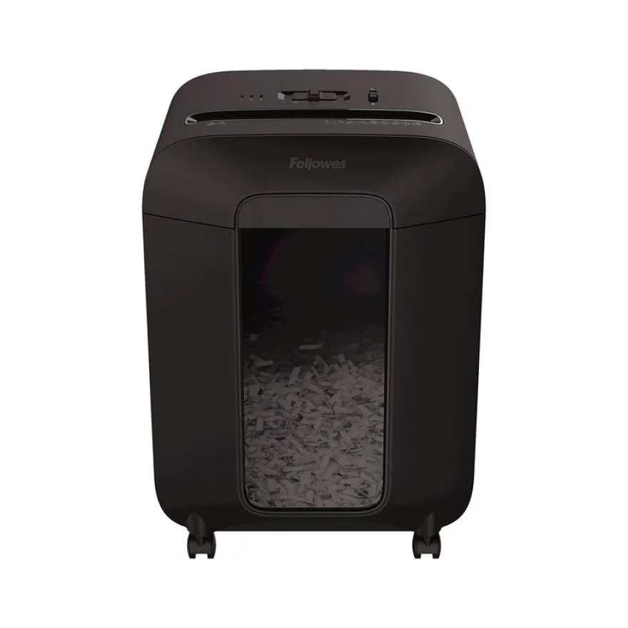 Fellowes Powershred LX85 - destructeur de documents coupe croisée - 12 feuilles - Corbeille 19 litres - sécurité SafeSense