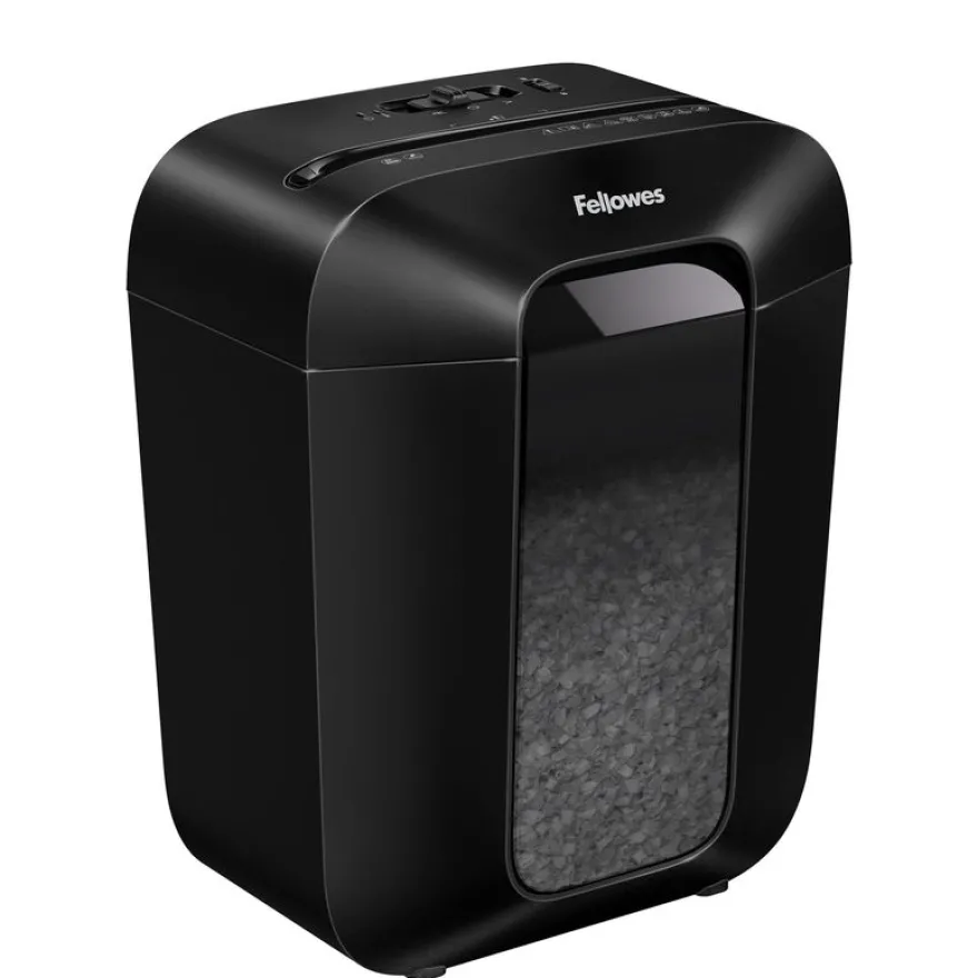 Fellowes Powershred LX41 - Destructeur de documents mini-cut - 8 feuilles - Corbeille 17 litres