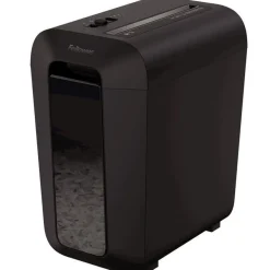 Fellowes Powershred LX65 - destructeur de documents coupe croisée - 10 feuilles - Corbeille 22 litres - noir