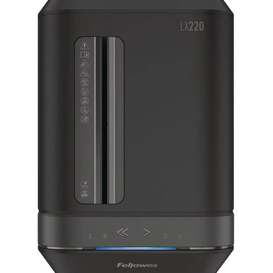 Fellowes Powershred LX220 - destructeur de documents coupe croisée mini-cut - 20 feuilles - Corbeille 30 litres