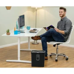 Fellowes Powershred P-30C - destructeur de documents coupe croisée - 6 feuilles - Corbeille 15 litres