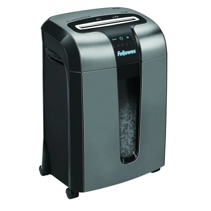 Fellowes Powershred W-71Ci - destructeur de documents coupe croisée - 12 feuilles - Corbeille 23 litres