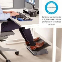 Fellowes Professional Series - Repose-pieds inclinable en hauteur - structure métallique - surface anti-dérapante