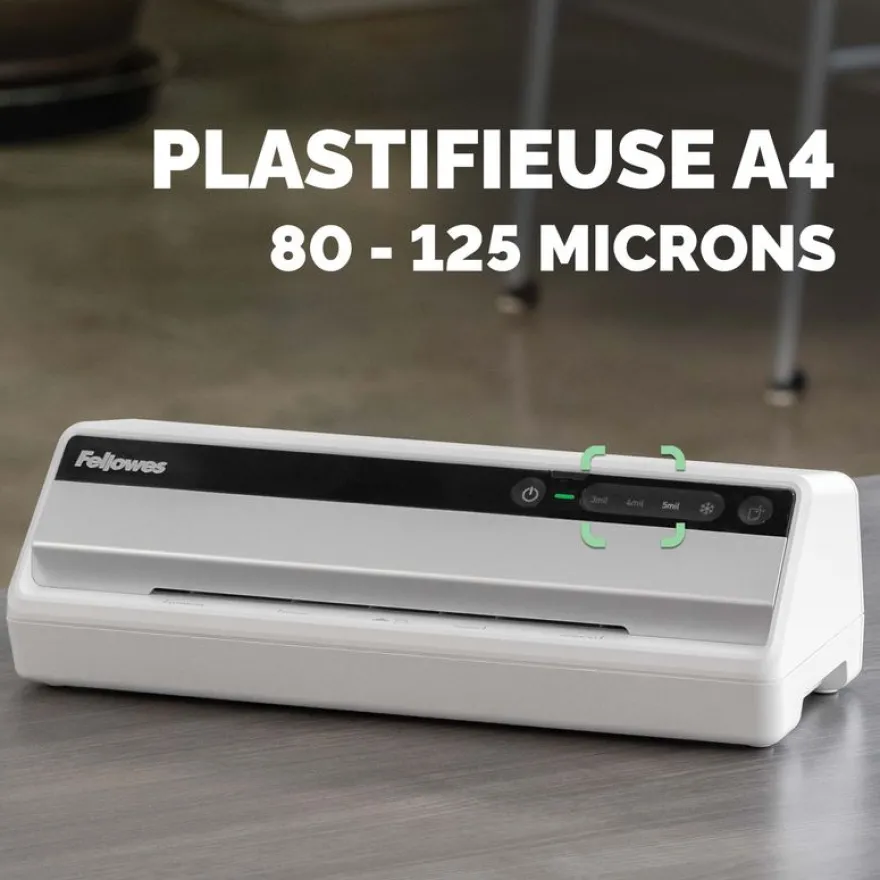Fellowes Saturn A4 - Plastifieuse A4 - de 80 à 125 microns - à chaud et à froid