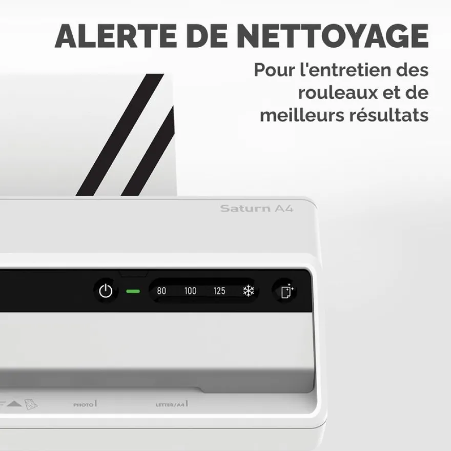 Fellowes Saturn A4 - Plastifieuse A4 - de 80 à 125 microns - à chaud et à froid