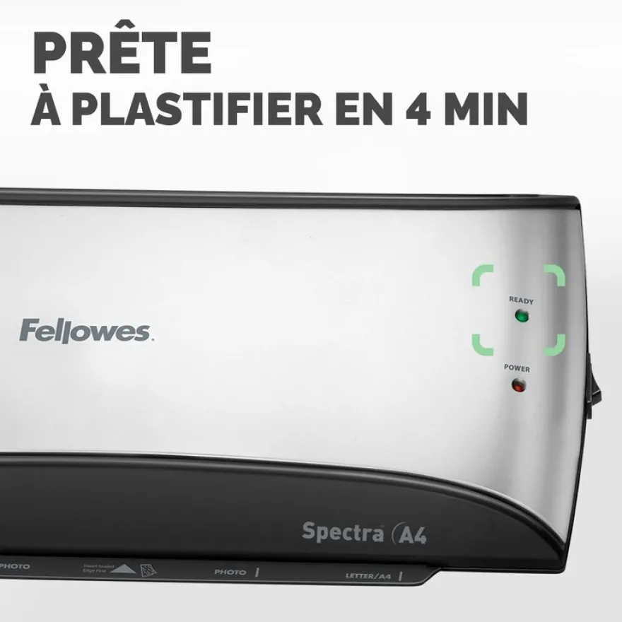 Fellowes Spectra A4 - plastifieuse A4 - de 80 à 125 microns - anti-bourrage