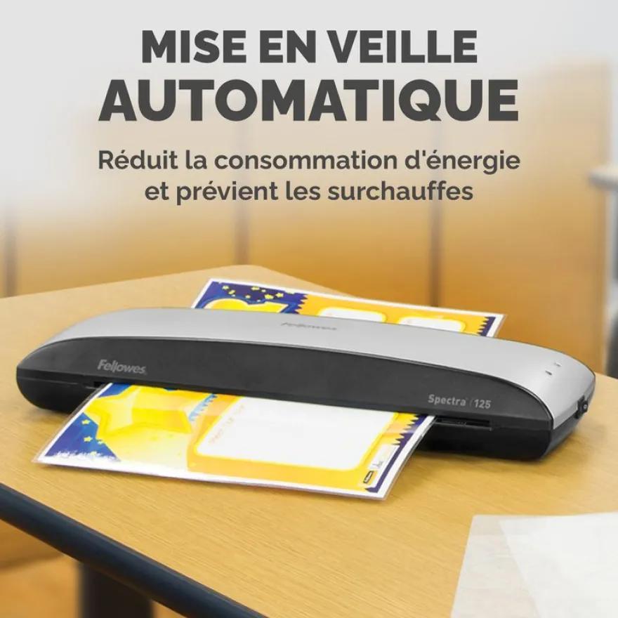 Fellowes Spectra A4 - plastifieuse A4 - de 80 à 125 microns - anti-bourrage