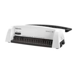 Fellowes Starlet 2+ - machine à relier / relieuse perforeuse manuelle - perfore 12 feuilles - relie 120f