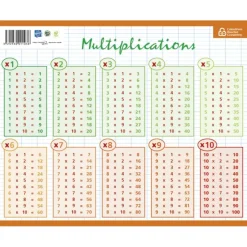Fiche mémo souple Calcul - 20,5 x 26,5 cm - Bouchut