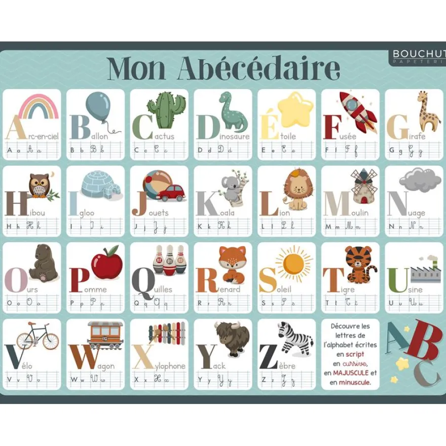 Fiche mémo souple Maternelle - 20,5 x 26,5 cm - Bouchut