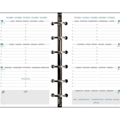 Floralie - Organiseur 16 mois - 11 x 14,5 cm - fuchsia - Exacompta