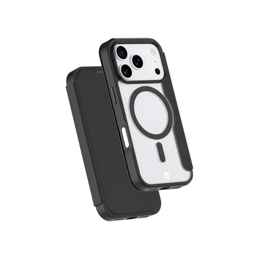 Force Case - Étui à rabat pour iPhone 17 Pro - noir